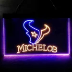 Houston Texans Neon Sign Michelob Est 2002 1