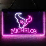 Houston Texans Neon Sign Michelob Est 2002 1