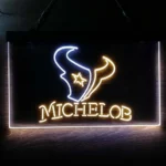 Houston Texans Neon Sign Michelob Est 2002 1