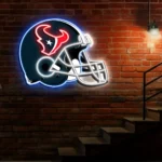 Houston Texans Neon Sign Nfl Football Helmet Acrylic Led 1