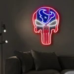Houston Texans Neon Sign The Punisher 1