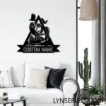 Hunting Fishing Metal Sign Bass Casting 1