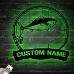 Hunting Fishing Metal Sign Custom Albacore Fishing 1