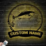 Hunting Fishing Metal Sign Custom Albacore Fishing 1