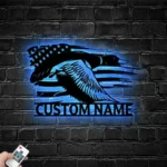 Hunting Fishing Metal Sign Custom American Duck Hunting 1