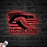 Hunting Fishing Metal Sign Custom American Duck Hunting 1