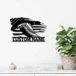 Hunting Fishing Metal Sign Custom American Duck Hunting 1
