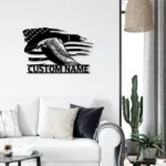 Hunting Fishing Metal Sign Custom American Duck Hunting 1