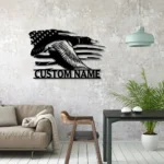 Hunting Fishing Metal Sign Custom American Duck Hunting 1