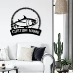 Hunting Fishing Metal Sign Custom Atlantic Bluefin Tuna Fishing 1