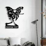 Hunting Fishing Metal Sign Custom Baseball American Flag 1