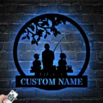 Hunting Fishing Metal Sign Custom Daughter Father Son Fishing 1