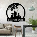 Hunting Fishing Metal Sign Custom Daughter Father Son Fishing 1