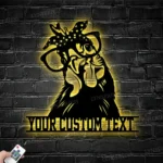 Hunting Fishing Metal Sign Custom Farmhouse 1