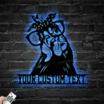 Hunting Fishing Metal Sign Custom Farmhouse 1