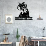 Hunting Fishing Metal Sign Custom Farmhouse 1