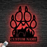 Hunting Fishing Metal Sign Custom German Shorthaired Pointer 1