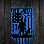 Hunting Fishing Metal Sign Custom Us Duck Hunting 1