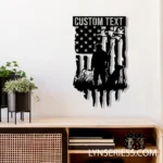 Hunting Fishing Metal Sign Custom Us Duck Hunting 1