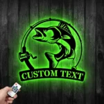 Hunting Fishing Metal Sign Custom Walleye Fishing 1