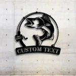 Hunting Fishing Metal Sign Custom Walleye Fishing 1