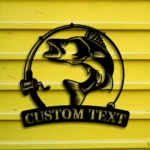 Hunting Fishing Metal Sign Custom Walleye Fishing 1