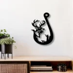 Hunting Fishing Metal Sign Deer Duck And Fish Hunting 1