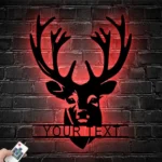 Hunting Fishing Metal Sign Elk Fawn Hunting 1