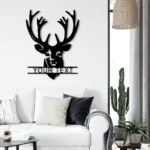 Hunting Fishing Metal Sign Elk Fawn Hunting 1