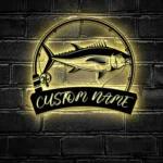 Hunting Fishing Metal Sign Fly Fishing 1