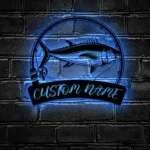 Hunting Fishing Metal Sign Fly Fishing 1