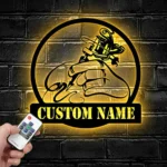 Hunting Fishing Metal Sign Handcrafted Ink Machine Body Art 1