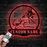 Hunting Fishing Metal Sign Handcrafted Ink Machine Body Art 1