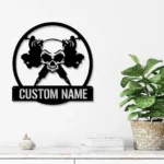 Hunting Fishing Metal Sign Handcrafted Tattoo Artist 1