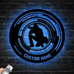 Hunting Fishing Metal Sign Lens Snapshot Photo Taking 1