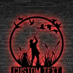 Hunting Fishing Metal Sign Mallard Hunting 1