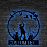 Hunting Fishing Metal Sign Mallard Hunting 1