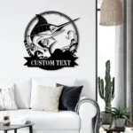 Hunting Fishing Metal Sign Marlin Fly Fishing 1