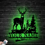 Hunting Fishing Metal Sign Outdoor Stalking 1