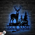 Hunting Fishing Metal Sign Outdoor Stalking 1