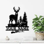 Hunting Fishing Metal Sign Outdoor Stalking 1