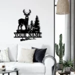 Hunting Fishing Metal Sign Outdoor Stalking 1