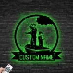 Hunting Fishing Metal Sign Personalized Dad And Son Fishing 1
