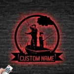 Hunting Fishing Metal Sign Personalized Dad And Son Fishing 1