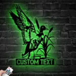 Hunting Fishing Metal Sign Personalized Hunter Name 1