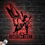 Hunting Fishing Metal Sign Personalized Hunter Name 1