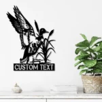 Hunting Fishing Metal Sign Personalized Hunter Name 1