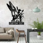 Hunting Fishing Metal Sign Personalized Hunter Name 1