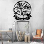 Hunting Fishing Metal Sign Personalized Photographer Name 1