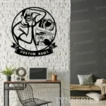 Hunting Fishing Metal Sign Personalized Photographer Name 1